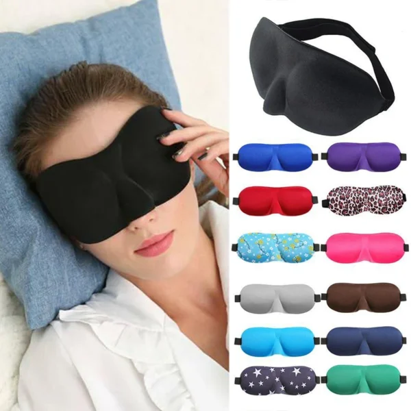 3D Contoured Sleep Eye Mask - Image 3