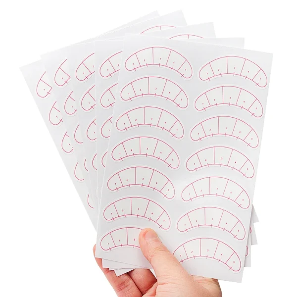 Eyelash Mapping Stickers - Image 3