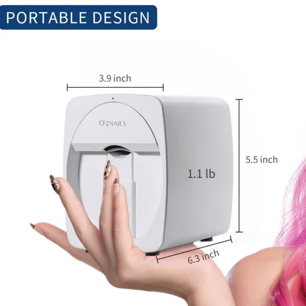 3D Mobile Nail Printer – Portable Digital Nail Art Machine - Image 2