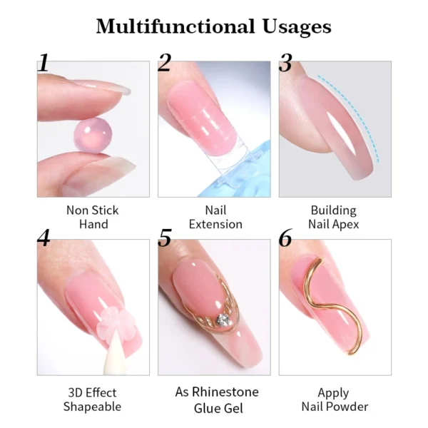 Non-Stick Hand Extension Nail Gel - Image 5