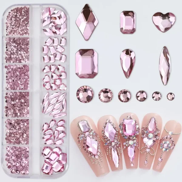 Pink Crystal Rhinestone Collection - Image 2