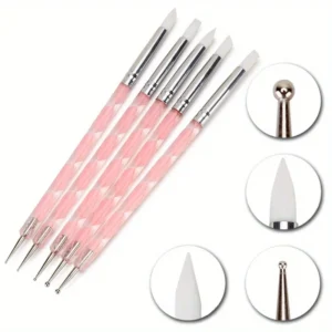 Dual-Tip Silicone Nail Art Tools