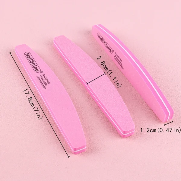 Moon Design Nail File Sponge Set - Image 2