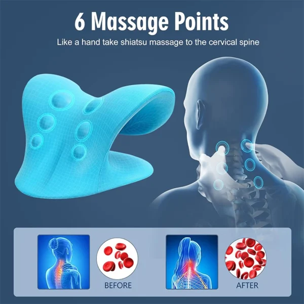 U-Shaped Cervical Shiatsu Massage Pillow - Image 6