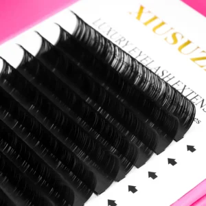 Classic Individual Eyelash Extensions – Soft Matte Black Volume