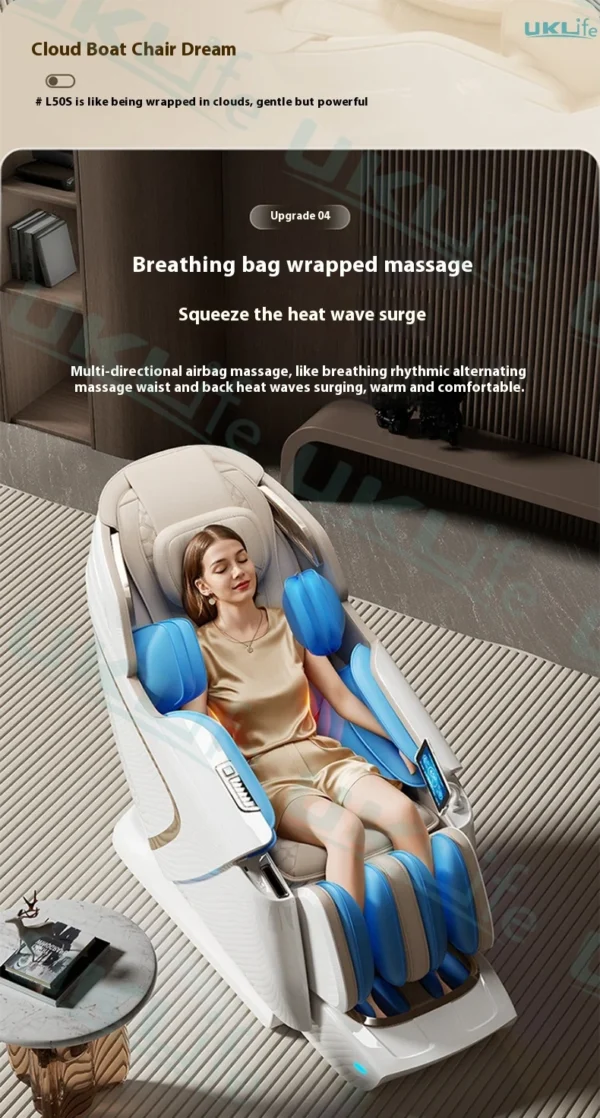 Zero Gravity 4D Massage Chair with Thai Stretch Function - Image 22