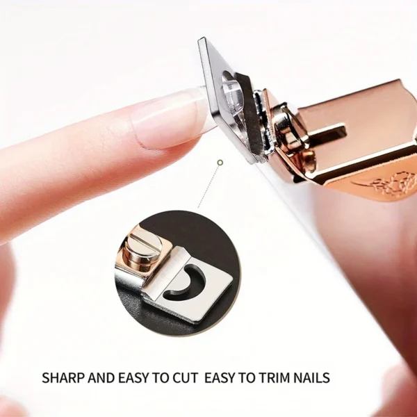 Stainless Steel UV Gel Nail Clippers - Image 3