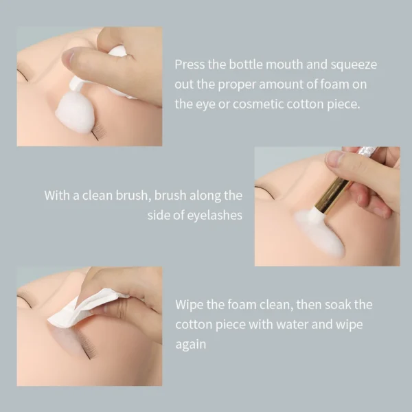 GlamLash Foaming Eyelash Cleanser - Image 4