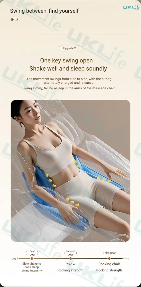 Zero Gravity 4D Massage Chair with Thai Stretch Function - Image 17