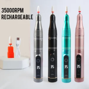 Compact Electric Nail Drill - 35000 RPM