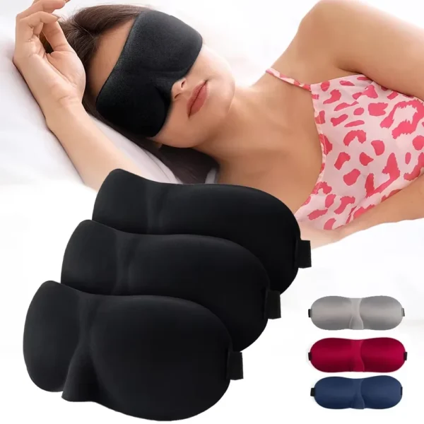 3D Contoured Sleep Eye Mask - Image 2