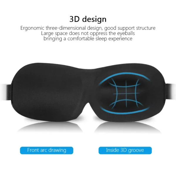 3D Contoured Sleep Eye Mask - Image 5