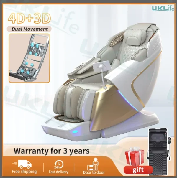 Zero Gravity 4D Massage Chair with Thai Stretch Function - Image 2