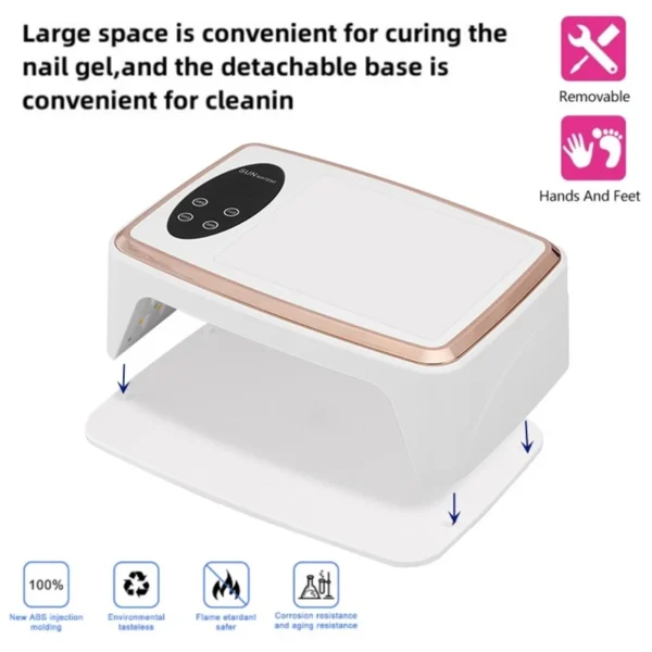 UV LED Nail Dryer - 90 LEDs with Motion Detection - Image 3