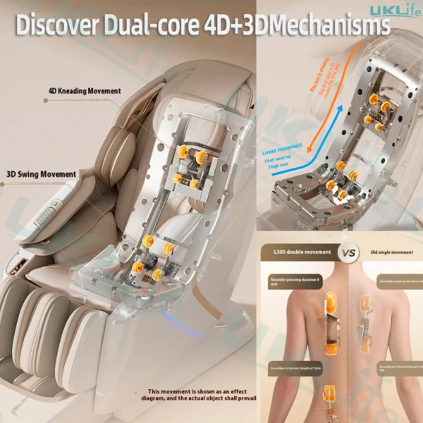 Zero Gravity 4D Massage Chair with Thai Stretch Function - Image 3