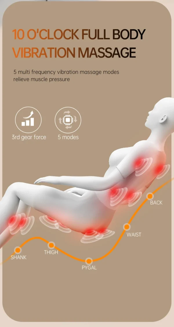 Massage Rocking Chair with Heating Function - Image 11
