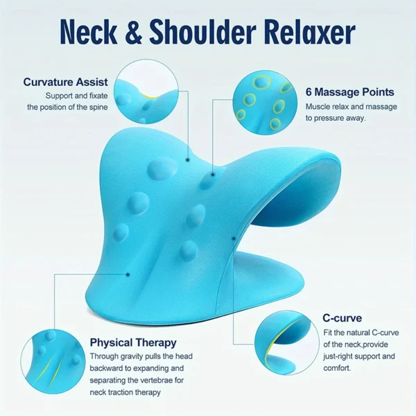 U-Shaped Cervical Shiatsu Massage Pillow - Image 2