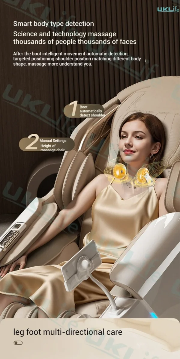 Zero Gravity 4D Massage Chair with Thai Stretch Function - Image 28