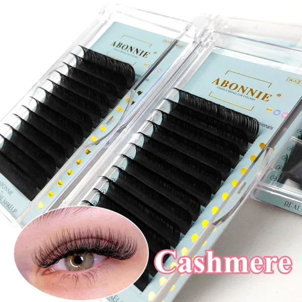 Cashmere Individual Eyelash Extensions – Ultra Matte Black - Image 2