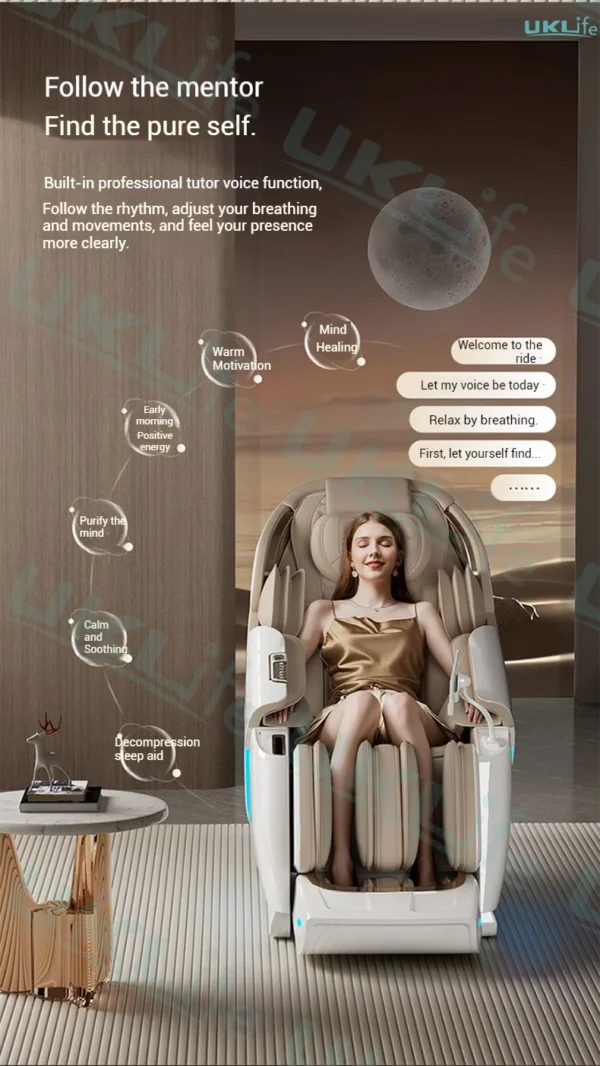 Zero Gravity 4D Massage Chair with Thai Stretch Function - Image 20