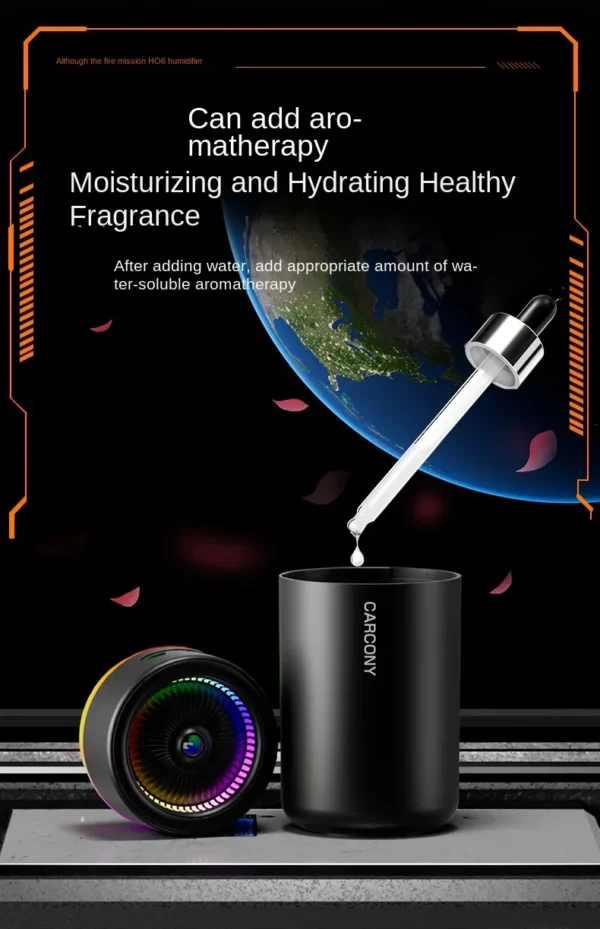 Portable Color LED Diffuser - 280ml - Image 6