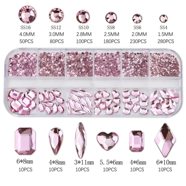 Pink Crystal Rhinestone Collection - Image 3
