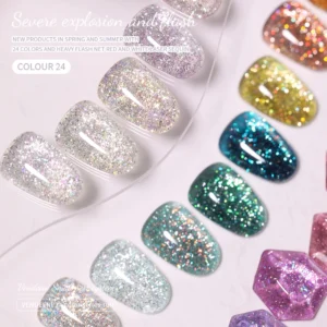 Heavy Explosion Flash Glitter Gel Polish