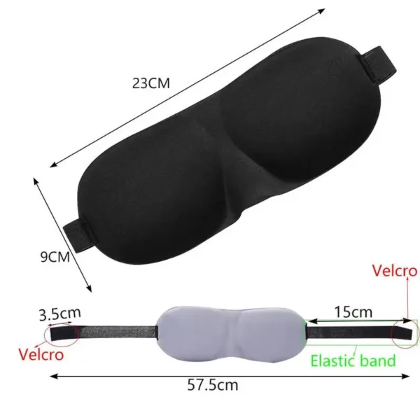 3D Contoured Sleep Eye Mask - Image 6
