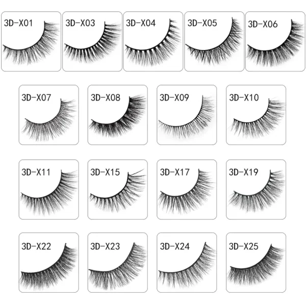 3D Mink-Like False Lashes Set - Image 5
