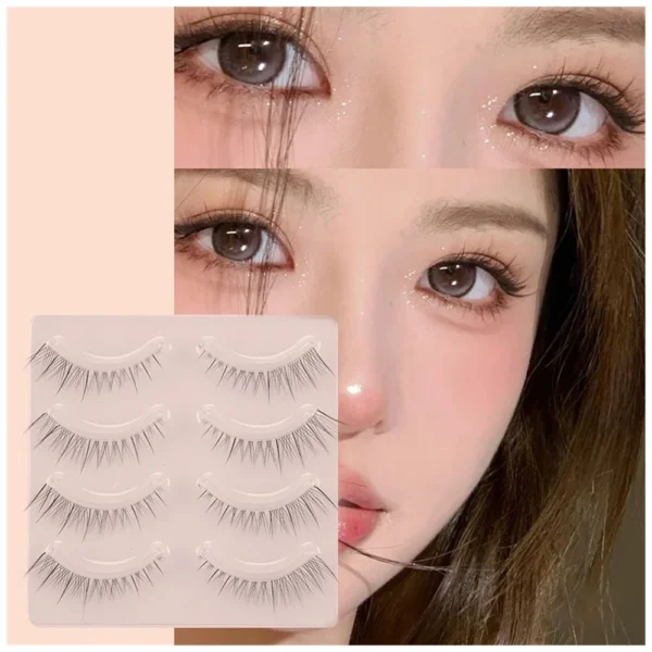 Natural False Lashes Set - Korean Style