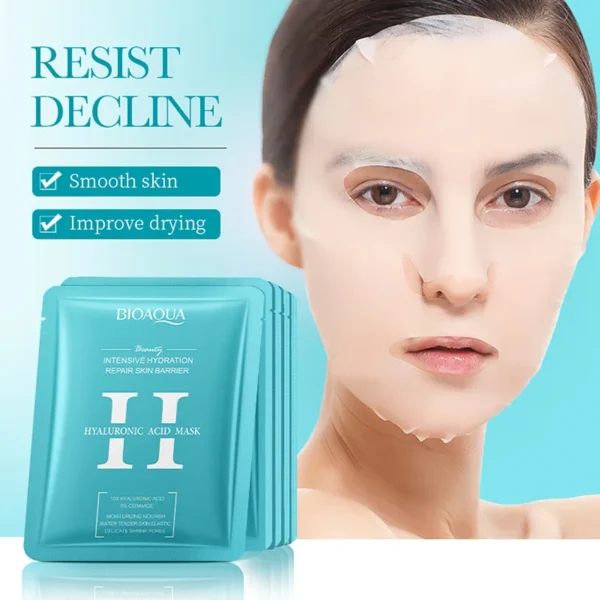 Snail Hyaluronic Acid & Retinol Facial Masks - 5/10 Pieces - Image 5