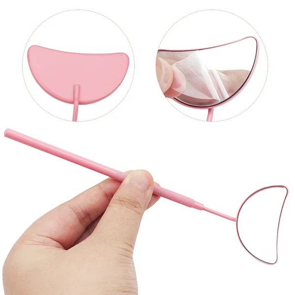 Moon-Shaped Eyelash Extension Mirror - Image 3