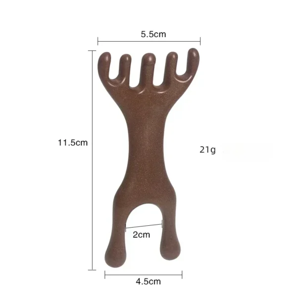 Wooden Head Meridian Massage Comb - Image 6