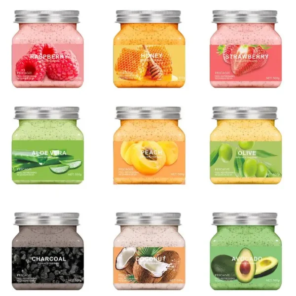 Hydrating & Exfoliating Body Scrub Collection - 500g - Image 2