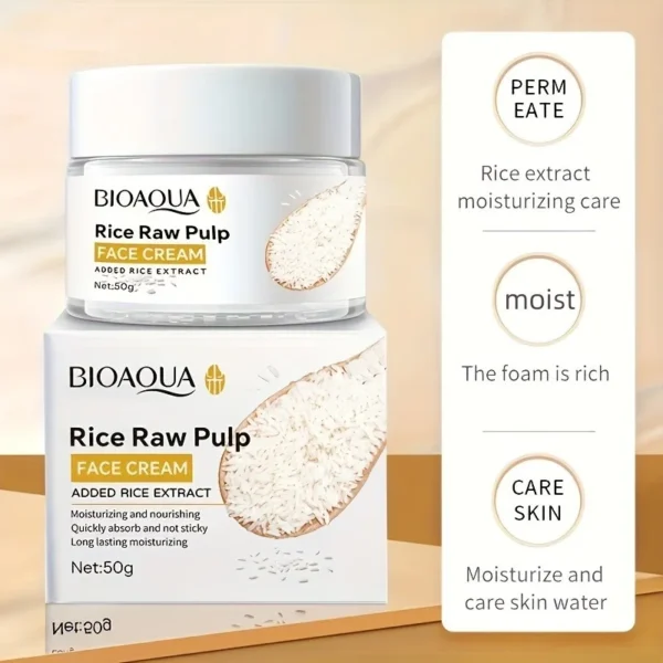 Rice Raw Pulp Face Cream - 50g - Image 2