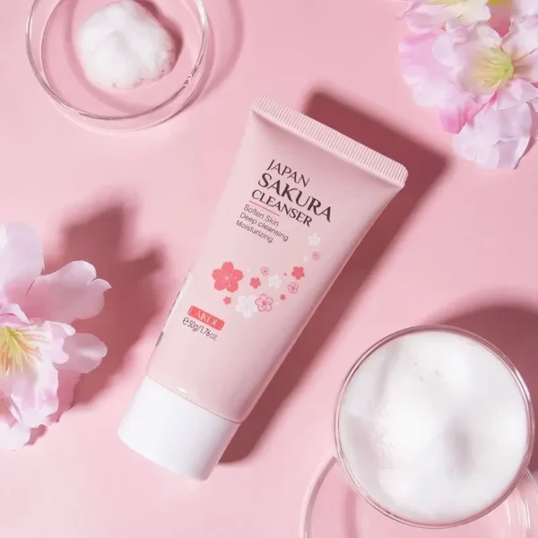 Sakura Foaming Face Cleanser - 50g - Image 2