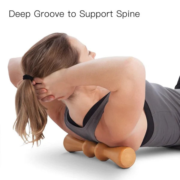 Wooden Back Roller & Spine Stretcher - Image 2
