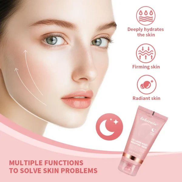 Hydrolyzed Collagen Night Wrapping Mask - 75ML - Image 3