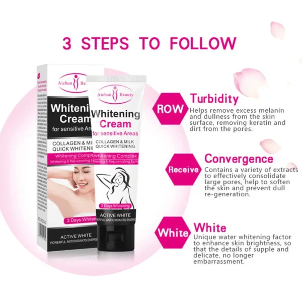 Intimate Areas Whitening Cream Sensitive Skin - 50g - Image 4