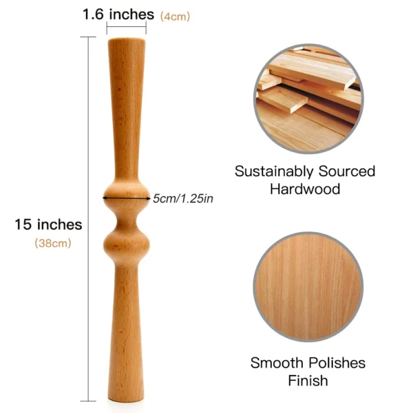 Wooden Back Roller & Spine Stretcher - Image 4