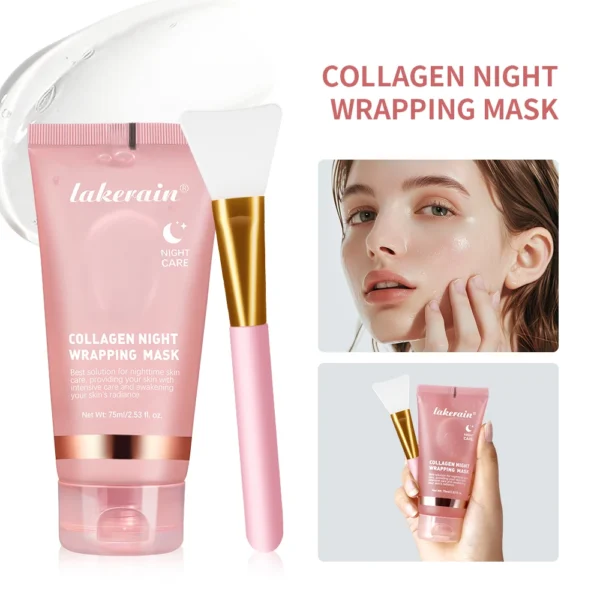 Hydrolyzed Collagen Night Wrapping Mask - 75ML - Image 6