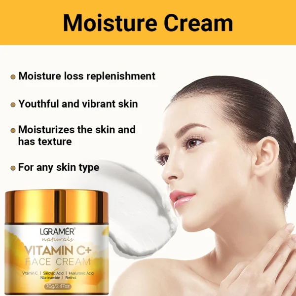 Vitamin C+ Face Cream - 70g - Image 4