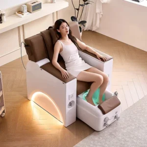 Electric Pedicure Chair with Foot Massage & Phototherapy