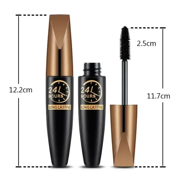 5D Silk Fiber Mascara - Waterproof & Lengthening - Image 4