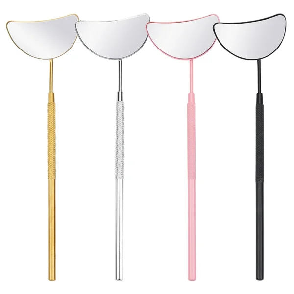 Moon-Shaped Eyelash Extension Mirror