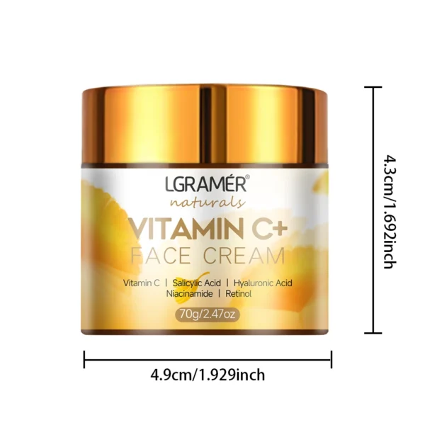 Vitamin C+ Face Cream - 70g - Image 6