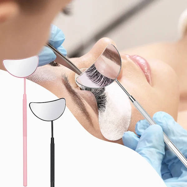 Moon-Shaped Eyelash Extension Mirror - Image 4