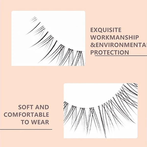 Natural False Lashes Set - Korean Style - Image 2