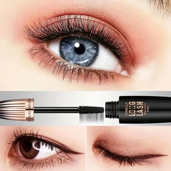 Waterproof 4D Mascara - Long-Lasting & Curling - Image 2