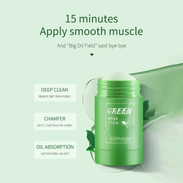 Green Tea Cleansing Mask Stick - 40G - Image 4